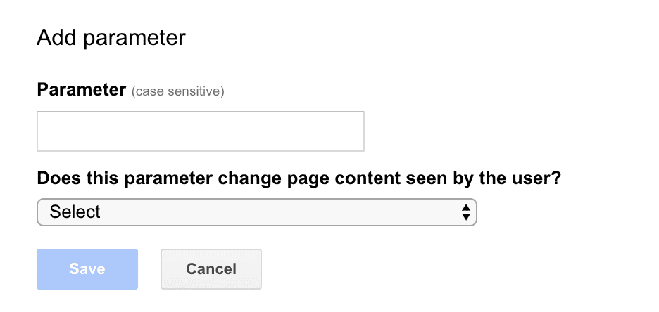 Categorization Parameters in Google Search Console