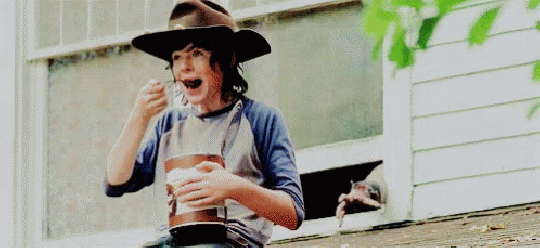 Boy eating gif