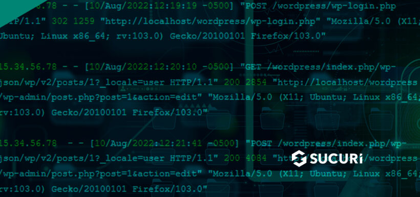 The importance of website logs for security and accountability