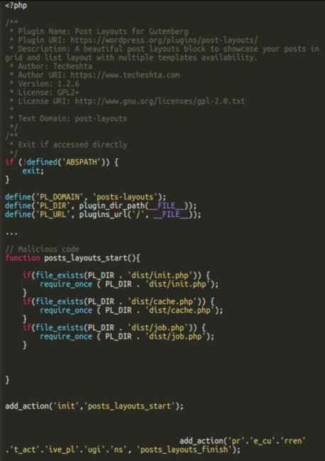 Posts layouts plugin contents resemble real plugin