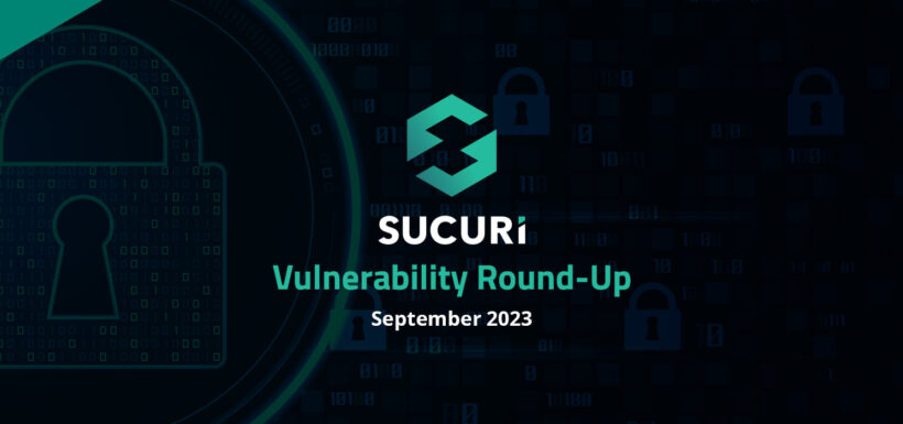September 2023 Theme Plugin Patch WordPress Vulnerability Roundup